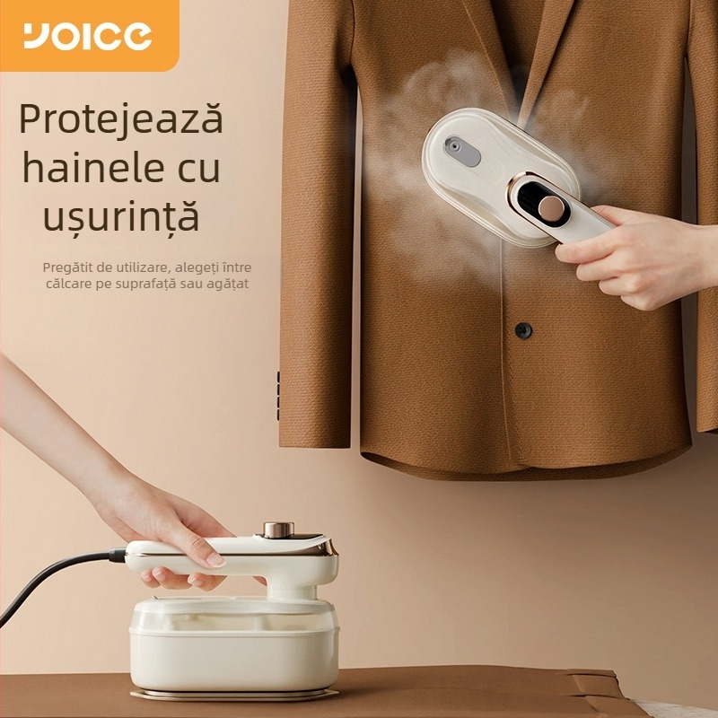 Yoice fier de aburi pentru haine, manual, portabil, 1000W, 111-240V AC, rezervor sub 0.8 L