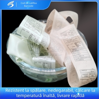 Etichetă de spălare pe panglică de satin pentru haine, Heng Zhixin; potrivit pentru îmbrăcăminte și textile