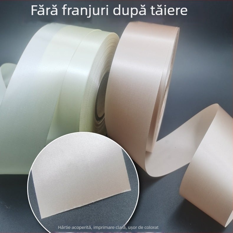 Etichetă de spălare pe panglică de satin pentru haine, Heng Zhixin; potrivit pentru îmbrăcăminte și textile