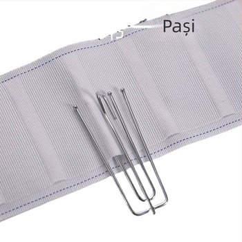 Fâșii de țesătură pentru perdele cu cârlige, îngroșate, lavabile la mașină, accesorii pentru perdele