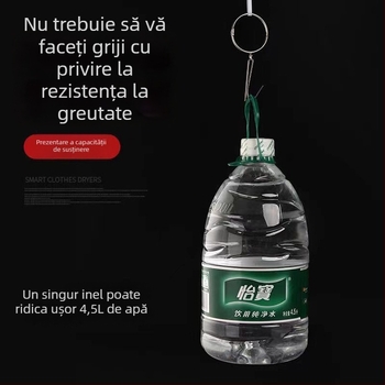 Inel metalic pentru perdea – buclă circulară pentru șina romană, stil modern minimalist, personalizabil.