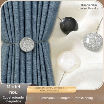 Clemă pentru perdea Lucky - material acrilic, personalizabil, opțiune de marcă privată, design simplu și modern