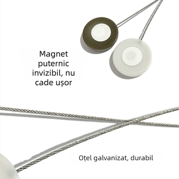 Clemă pentru perdea Lucky - material acrilic, personalizabil, opțiune de marcă privată, design simplu și modern