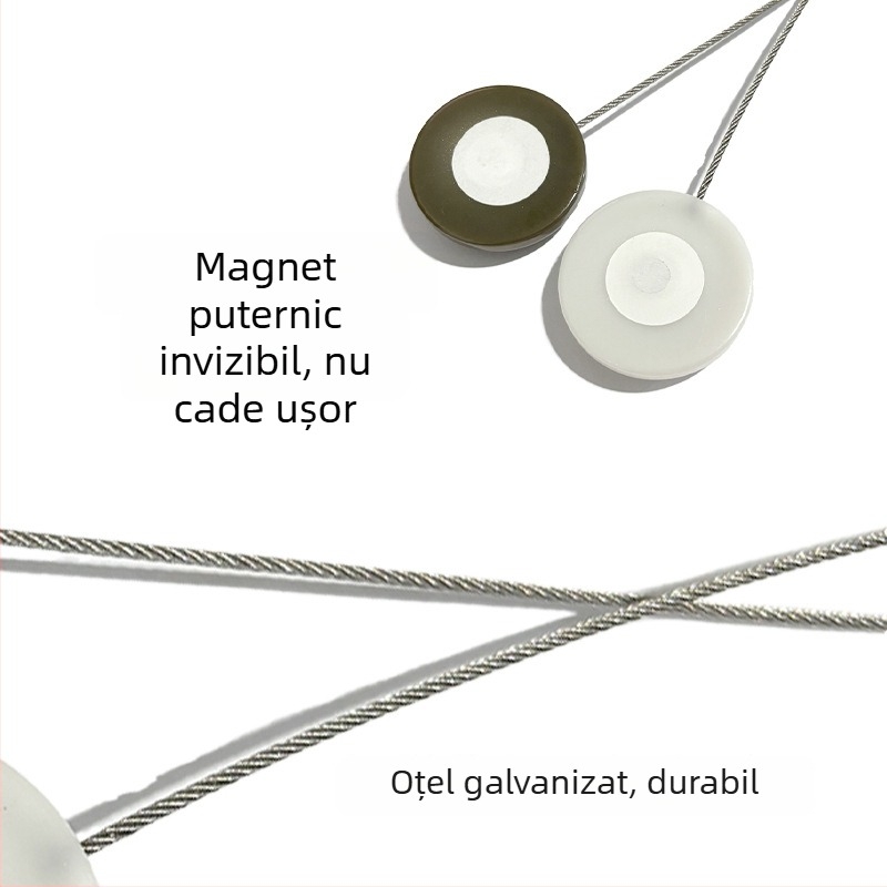 Clemă pentru perdea Lucky - material acrilic, personalizabil, opțiune de marcă privată, design simplu și modern