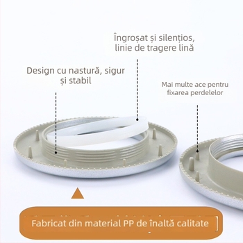 20 inele magnetice pentru perdea, pentru șină romană – inele circulare, stil modern minimalist, marcă Neck Strength