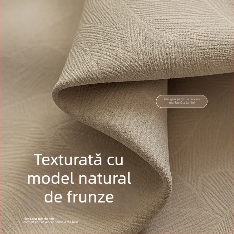 Drapii chenille blackout total – stil modern minimalist, 100% poliester, umbrire 70–90%, personalizabile pentru întreaga casă