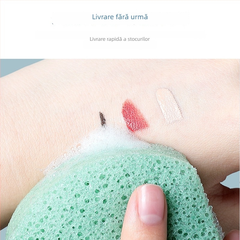 Daiso burete de curățare facial din konjac – natural konjac, exfoliant