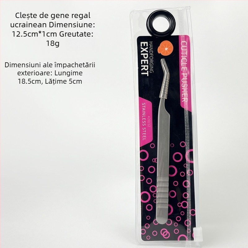 Pincete pentru gene din oțel inoxidabil DQD – precizie, finisaj oglindă, instrument manual pentru gene false