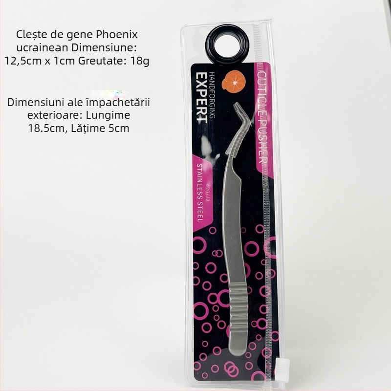 Pincete pentru gene din oțel inoxidabil DQD – precizie, finisaj oglindă, instrument manual pentru gene false