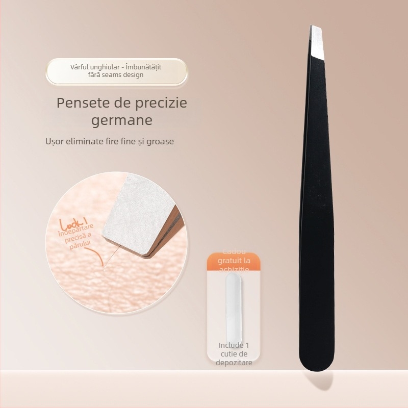 Niliya Clește de sprâncene – set de instrumente de înaltă precizie pentru sprâncene, gene false și fire fine