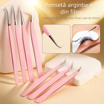 Pensetă pentru grefarea genei cu vârf din fibre de oțel inoxidabil, precizie înaltă