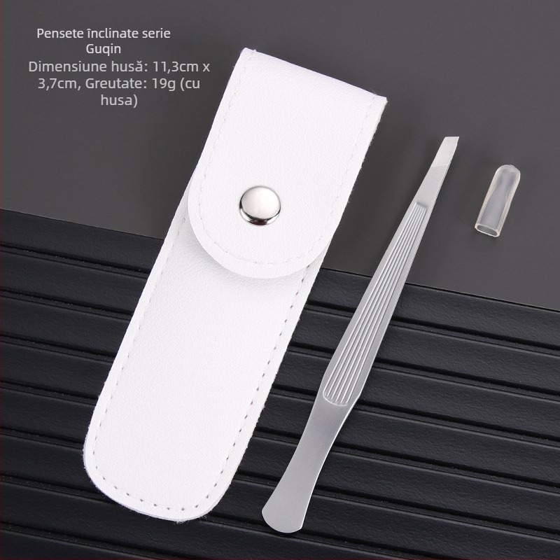 Clește pentru sprâncene din oțel inoxidabil – clește pentru sprânene, instrument de conturare sprâncenelor