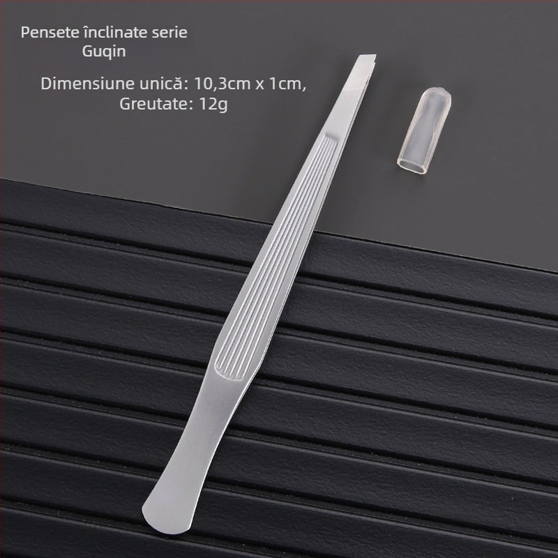 Clește pentru sprâncene din oțel inoxidabil – clește pentru sprânene, instrument de conturare sprâncenelor