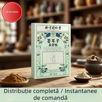 Plasture nazal + Beijing Tongrentang + Aromă de plante + Îngrijire universală + Potrivit pentru copii și adulți (Specificații normale)