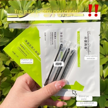 Patch nazal pentru puncte negre - Îngrijire zonă T (3,5 g, micșorează porii, elimină punctele negre, luminează tonul pielii)