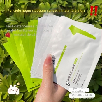 Patch nazal pentru puncte negre - Îngrijire zonă T (3,5 g, micșorează porii, elimină punctele negre, luminează tonul pielii)