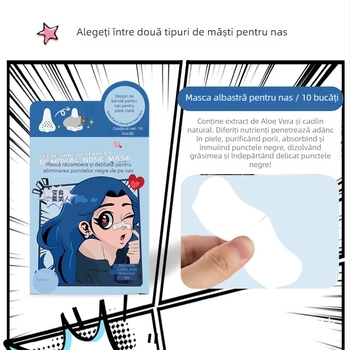 Fanxiyue mască nazală – Îndepărtarea punctelor negre, Îngrijire zonă T, 10 buc., Valabilitate 3 ani