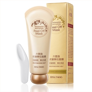 Bisutang Liusheng Mască de peeling cu peptide anti-îmbătrânire, pentru toate tipurile de ten, controlul sebumului, curățare profundă.