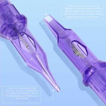 Ac de unică folosință All-in-One pentru mașinile de tatuat – utilizare universală pentru conturarea buzelor, sprâncene pudrate și linia ochilor