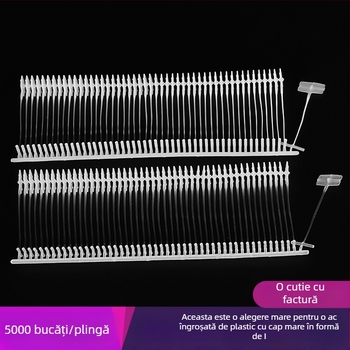 Acul pentru pistolul de etichete – Cap mare, Plastic gros, Vârf în formă de I, Material PP