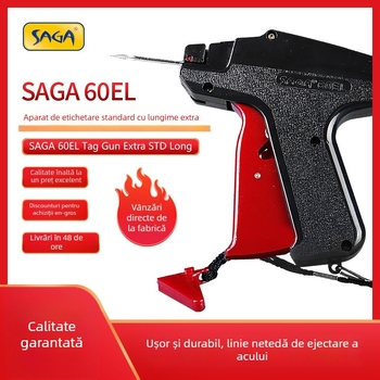 Aparat etichete SAGA 60EL, ac prelungit, pentru haine, textile și ambalaje