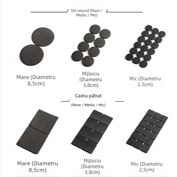 Covorașe EVA din spumă, autoadezive, anti-derapare pentru mese și scaune, absorbante de șocuri, rezistente la uzură