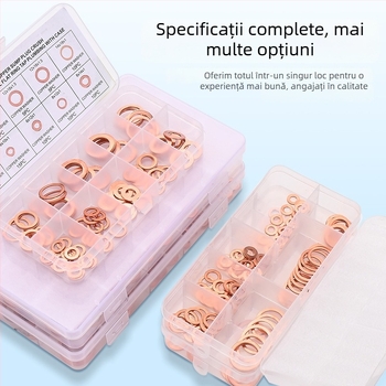 Șaibe plate din cupru pentru etanșare marină – Material: cupru; Utilizare: marin; Standard: 6-22