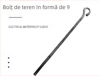 Șuruburi de ancorare Huilin pentru macarale: forme 7 și 9, în formă de L, șuruburi încastrate M2416; oțel cu conținut de carbon Q235; rezistență 12.9; standard internațional; clasă A