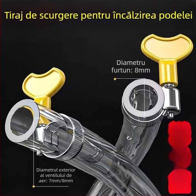 Distribuitor țevi apă pentru încălzire prin podea - PVC, material conectare: plastic, brand Hangge, stil modern simplu, portabil