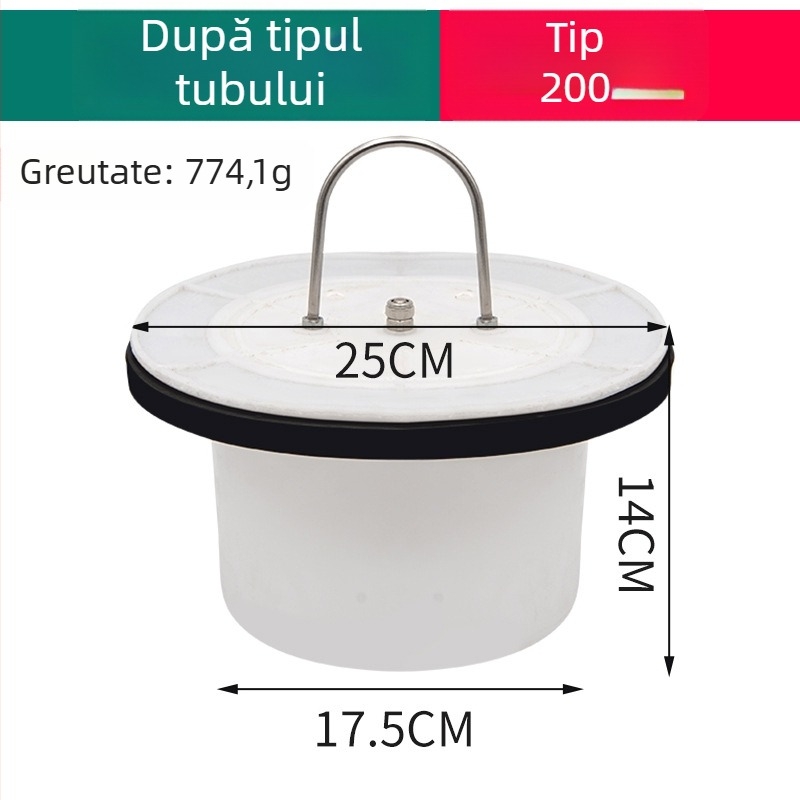 Valvă de drenaj a dejecțiilor pentru creșterea animalelor – tip 200 și tip 250, echipament de creștere, asigurare a calității