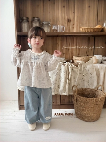 Cămașă pentru copii cu mâneci lungi, stil coreean, 100% bumbac, toamnă, pentru fete 3–8 ani