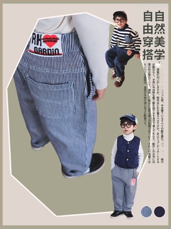 Blugi pentru copii din denim cu căptușeală de fleece – Iarnă 2025, talie medie, lungime integrală, model desene animate și litere