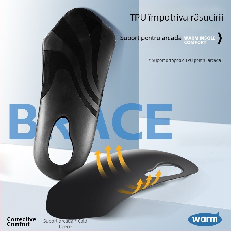 Talpă pentru încălțăminte din TPU, lână felt și latex; ortopedice, suport pentru arc, talpă întreagă, unisex, pentru toate anotimpurile (Material: TPU + lână felt + latex; Funcție: ortopedice; Categorie: talpă întreagă; Sezon: toate anotimpurile)