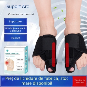 Orteză Hallux Valgus pentru zi și noapte — Jun Laikang, model 343 ortoză, corector de deformare a degetului