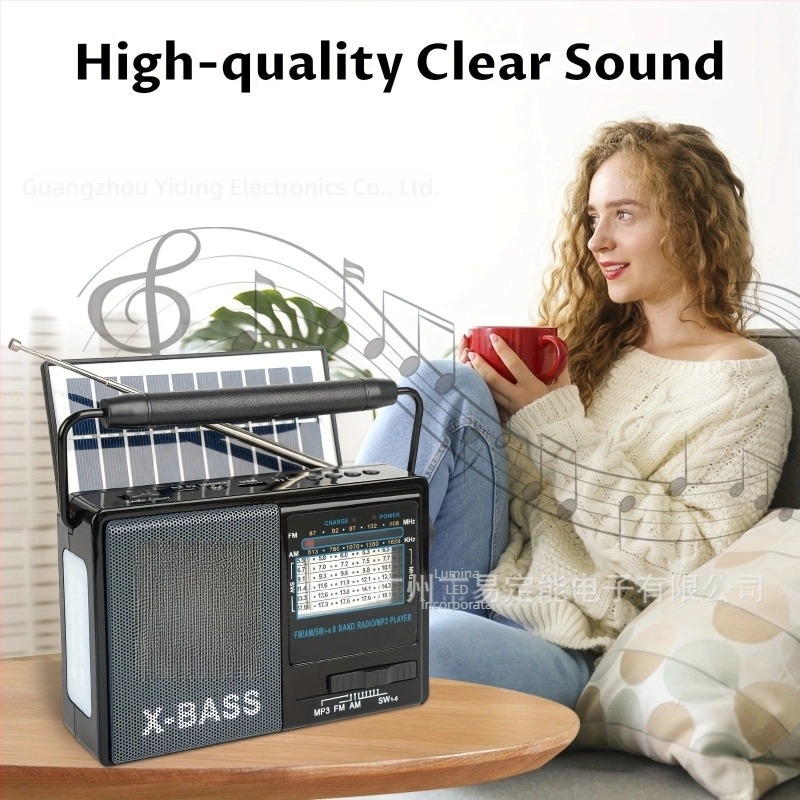 M-116BT Radio multiband de unde scurte cu USB, MP3, LED, baterie 1000–1999 mAh