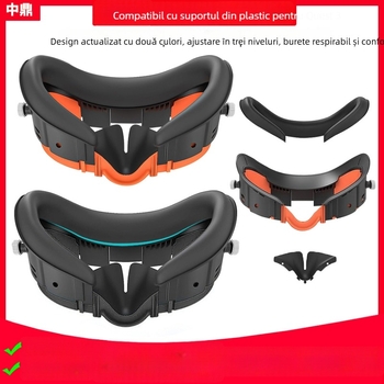 Suport din plastic pentru burete, 3-a generație, pentru Meta Quest 3, construcție din silicon, turnare prin vulcanizare