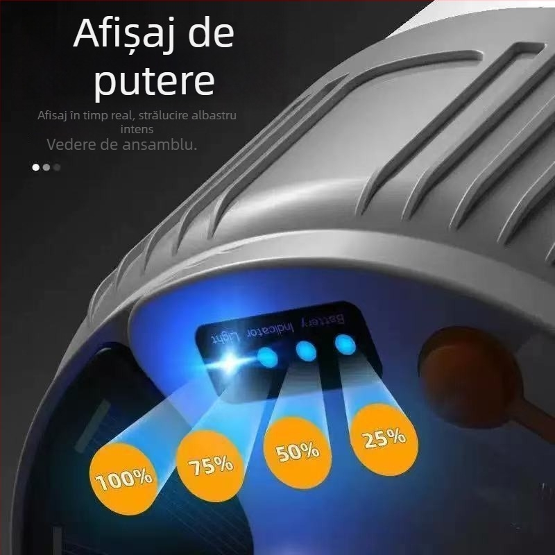 Bec LED solar reîncărcabil, cu telecomandă, cu soclu E14, IP44, 50 lm, baterie litiu încorporată