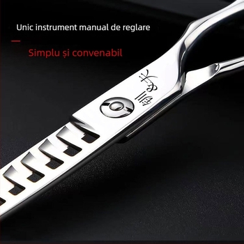 Foarfece Jifu pentru subțierea părului, 50% subțiere, 10 dinți, greutate 0,1 kg