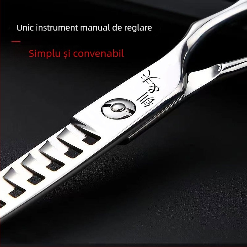 Foarfece Jifu pentru subțierea părului, 50% subțiere, 10 dinți, greutate 0,1 kg