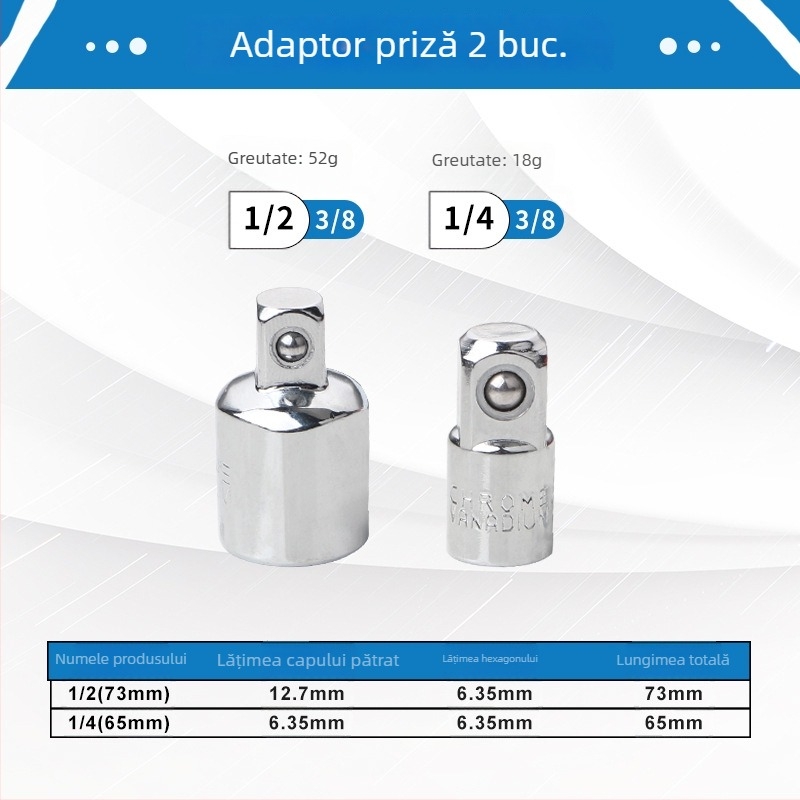 Cheie pentru filtru de ulei cu trei gheare, unidirecțională, 60–95 mm, oțel 45#, Tianhu