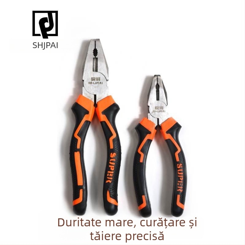 Clește cu nas plat - calitate industrială, multifuncțional, economie de efort, aliaj necunoscut