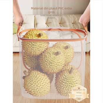 Sac de depozitare a hainelor (material PVC; protecție împotriva prafului și umezelii; portabil; capacitate până la 5 L)