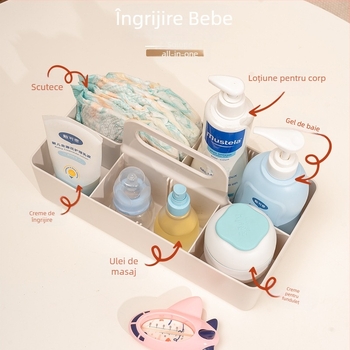 Cutie de depozitare pentru scutecele bebelușului - PET plastic, organizator de birou, Original good 38011446, sufragerie, stil modern minimalist