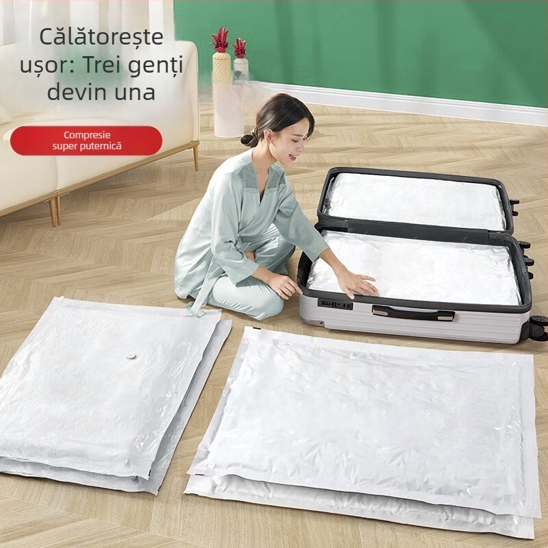Sac de vid pentru haine și pături, design îngroșat, model 2023, fără pompă