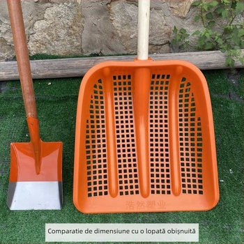 Lopată din plastic pentru filtrarea solului, cu corp gol întărit și sită încorporată, pentru arahide și porumb (Origine: Alte; Marcă: Alte; Domeniu de aplicare: Alte)
