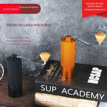 Râșniță de cafea manuală | Portabil pentru uz casnic | Marca: Junchi; Funcționare manuală; Posibil imprimare logo; Lansare: Primăvara 2021