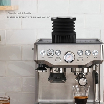 Breville 875/880 Unealtă de curățare a hopperului de boabe – Aliaj de aluminiu și gel de silicon, design modern minimalist