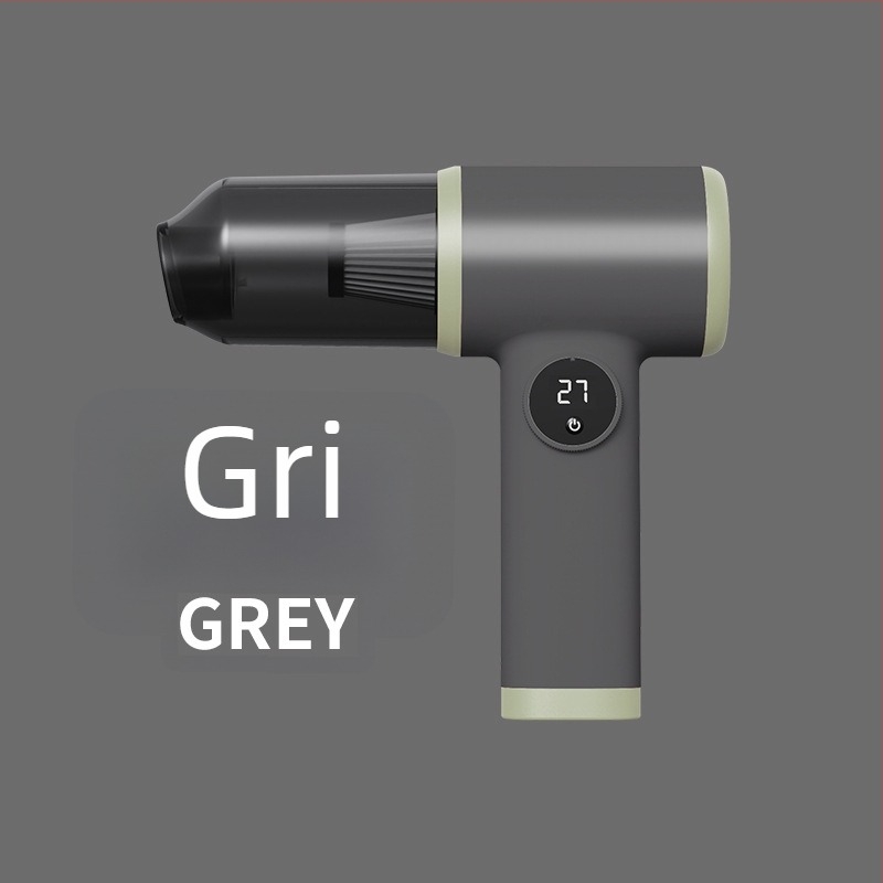 Aspirator auto, portabil, alimentare USB, baterie încorporată 1001–1600 mAh, aspirație 4100–5000 Pa, autonomie 1–3 h, tensiune ≤36V