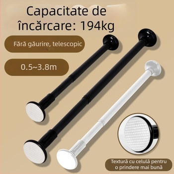 Bară metalică pentru haine pentru dormitor – stil modern minimalist, pentru atârnarea hainelor, lansată iarna 2017