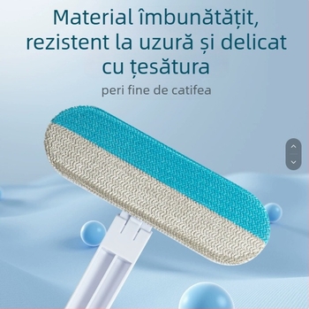 Perie pentru praf pentru animale de companie, silicon, trei în unu – curățare păr și praf, 165 g